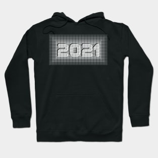 Happy New Year 2021 Block Illusion Design Hoodie